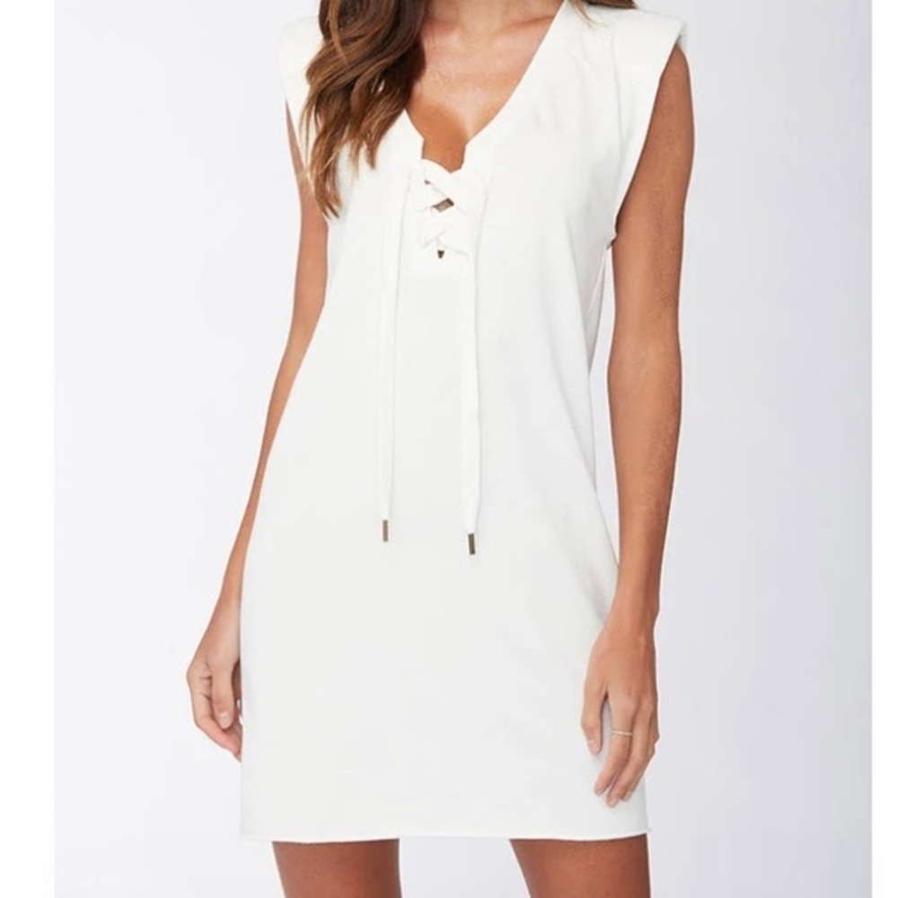 NWT Sundays Rachelle Dress in Coconut Milk Off-white - Picture 1 of 6
